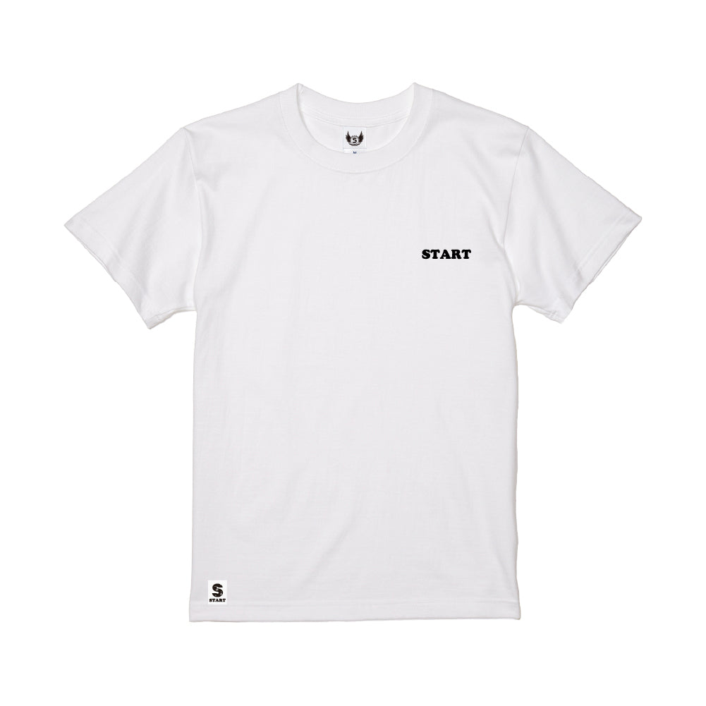 【ラスト1枚!サイズL】羽根ロゴ コットンTシャツ / ホワイト