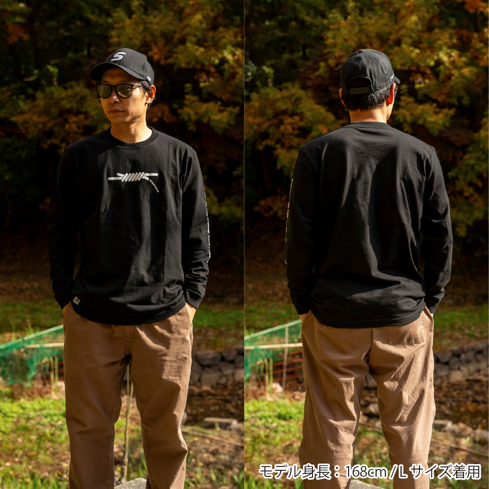 CONNECT KNOT長袖Tシャツ / 黒