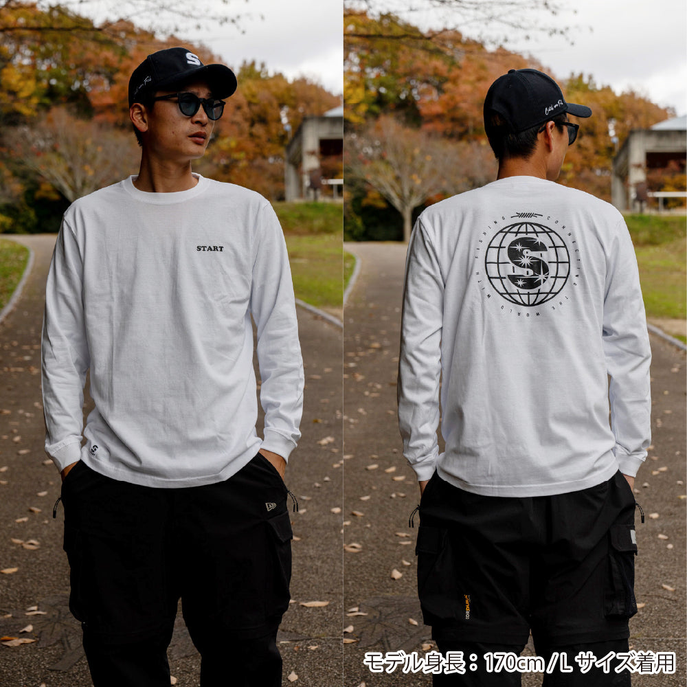 CONNECT EARTH長袖Tシャツ / 白