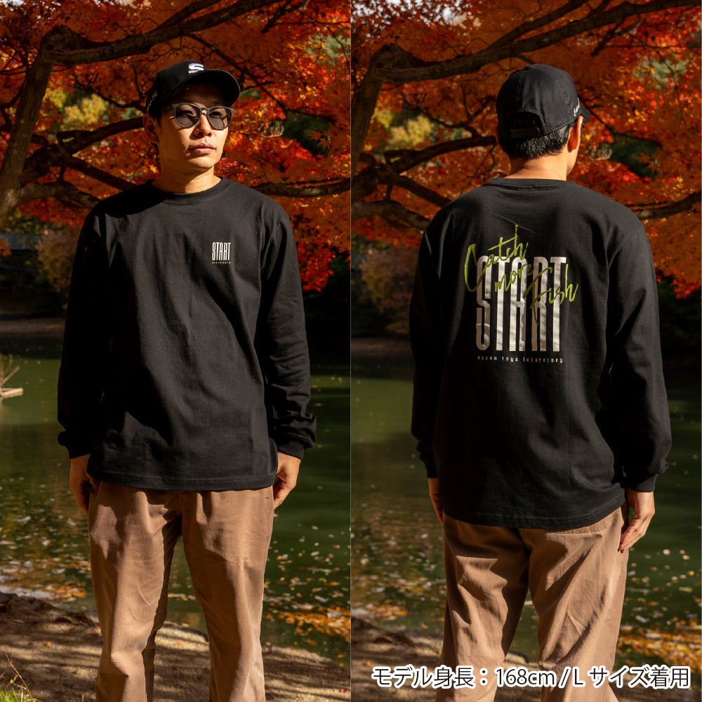 Ocean toys lab. 長袖Tシャツ / 黒