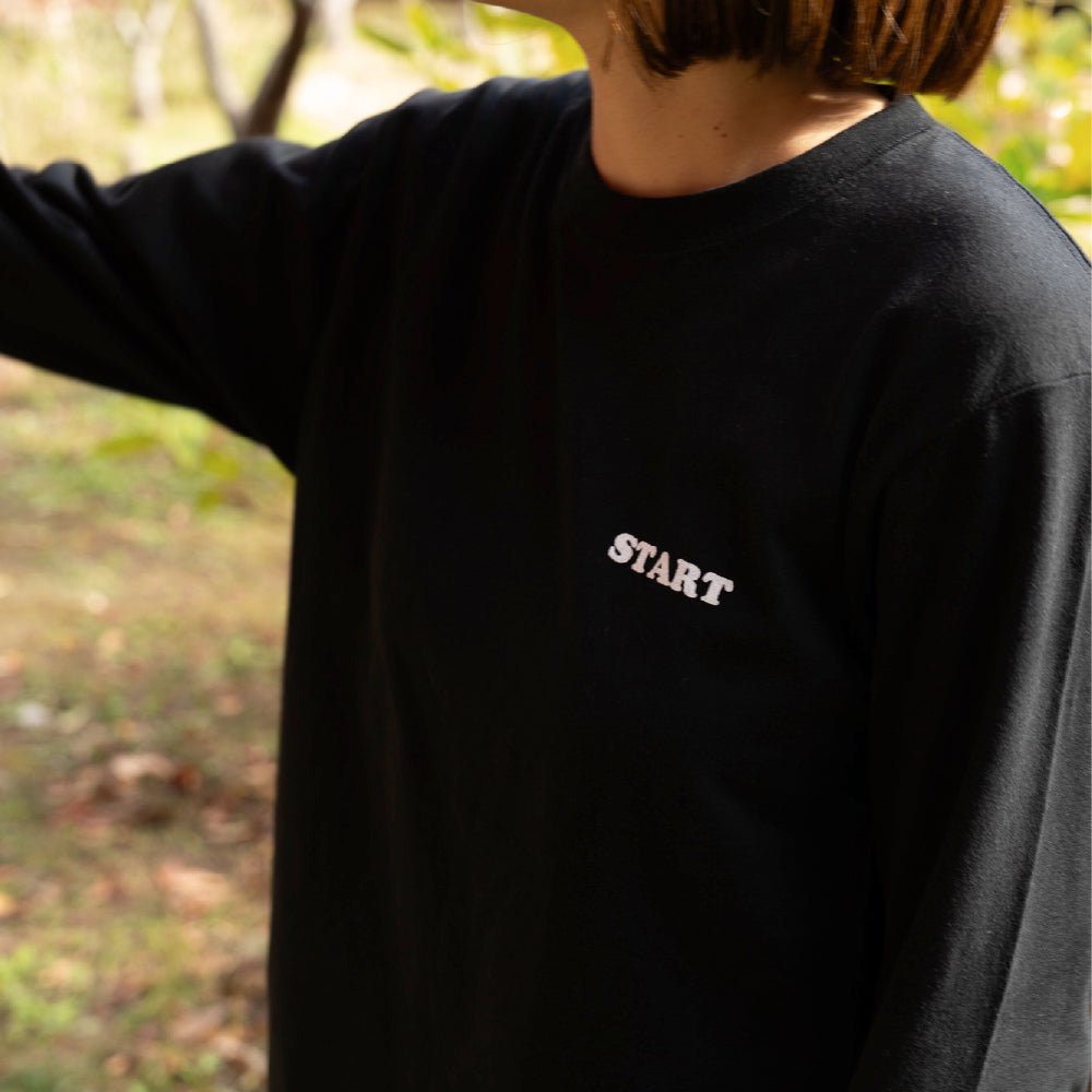 CONNECT EARTH長袖Tシャツ / 黒