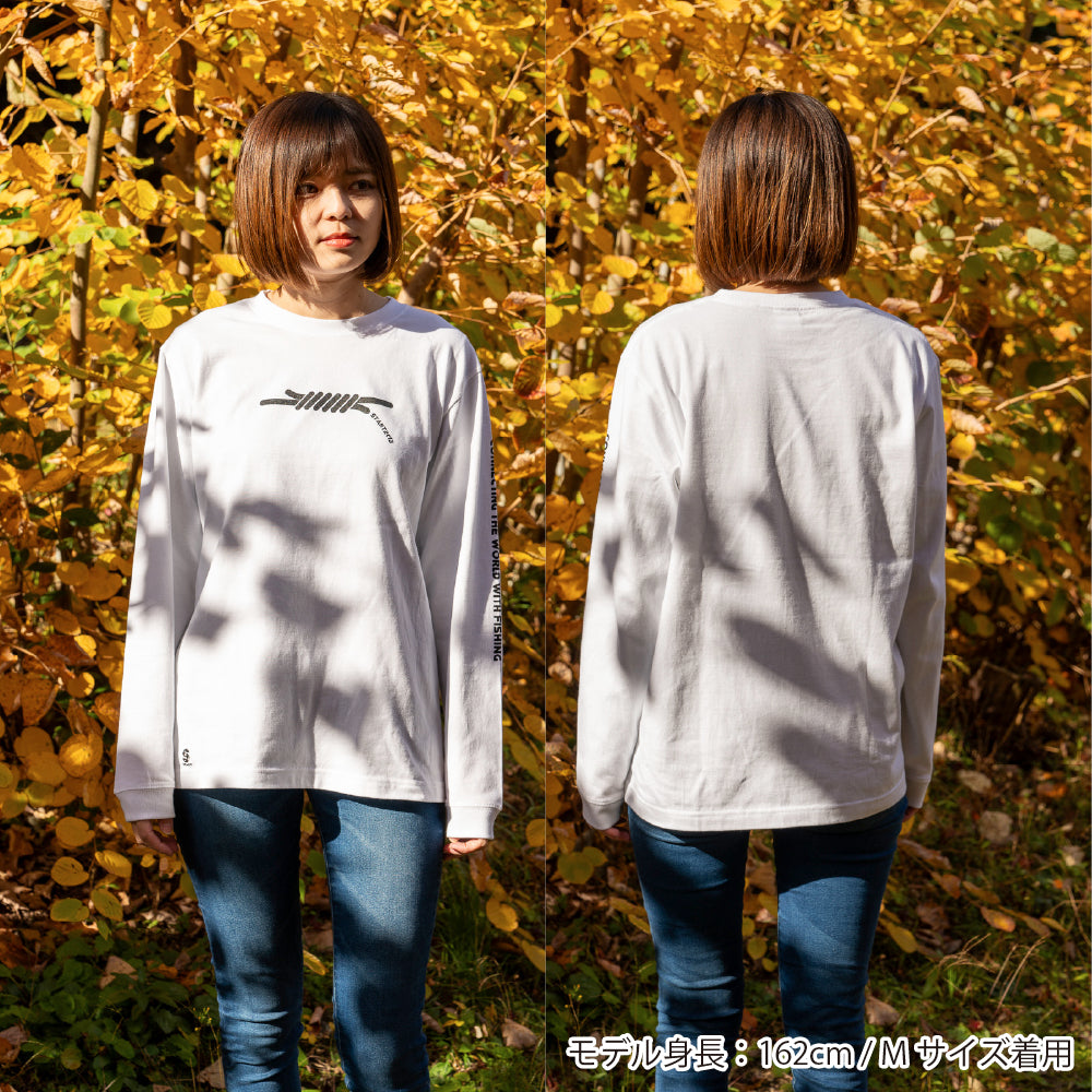 CONNECT KNOT長袖Tシャツ / 白