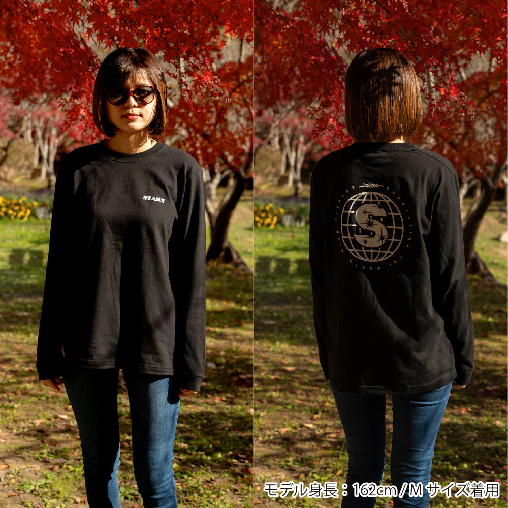 CONNECT EARTH長袖Tシャツ / 黒