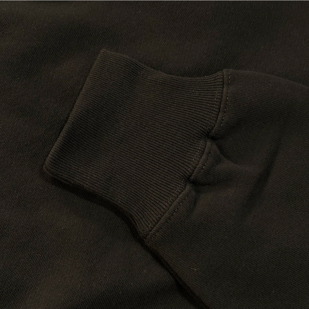 【11/1新入荷】STARTプレミアムロゴ刺繍クルーネックスウェット(裏起毛) / 黒