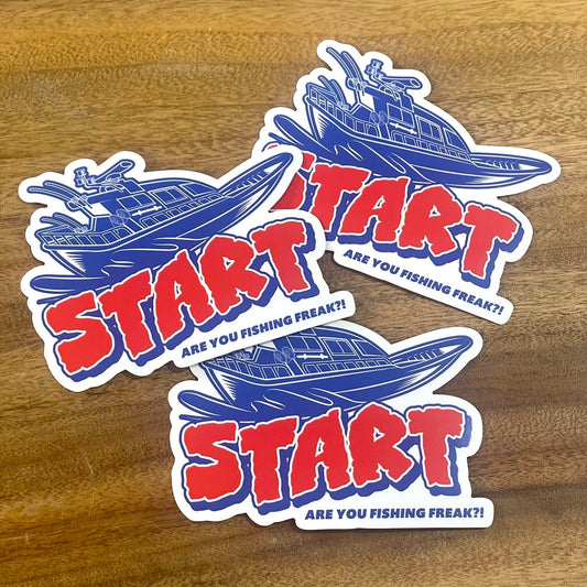STARTボートステッカーS / ホワイト