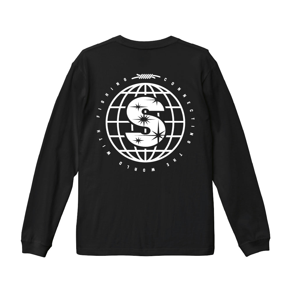 CONNECT EARTH長袖Tシャツ / 黒