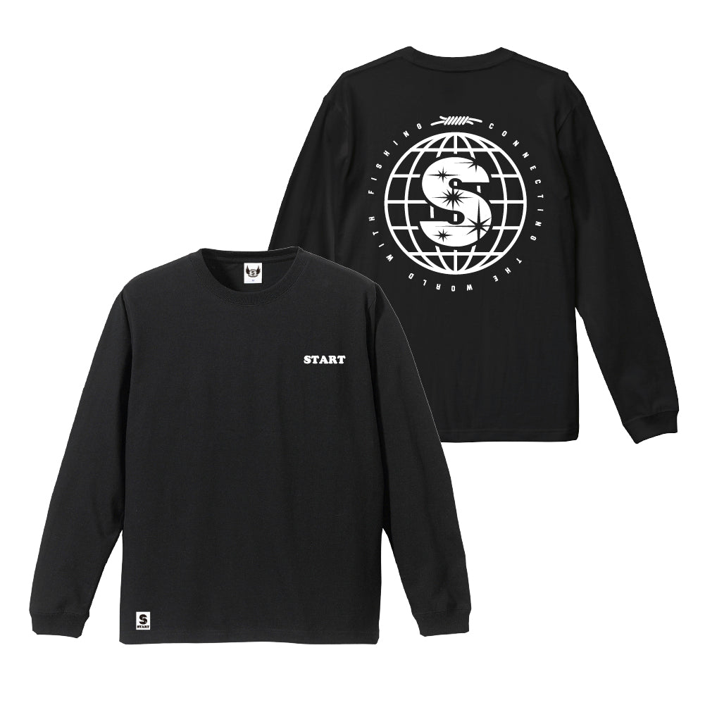 CONNECT EARTH長袖Tシャツ / 黒