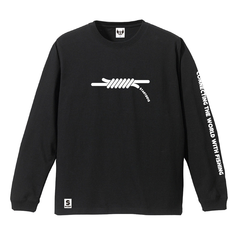 CONNECT KNOT長袖Tシャツ / 黒