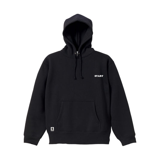 【11/1新入荷】羽根ロゴ プルオーバーパーカー / ブラック