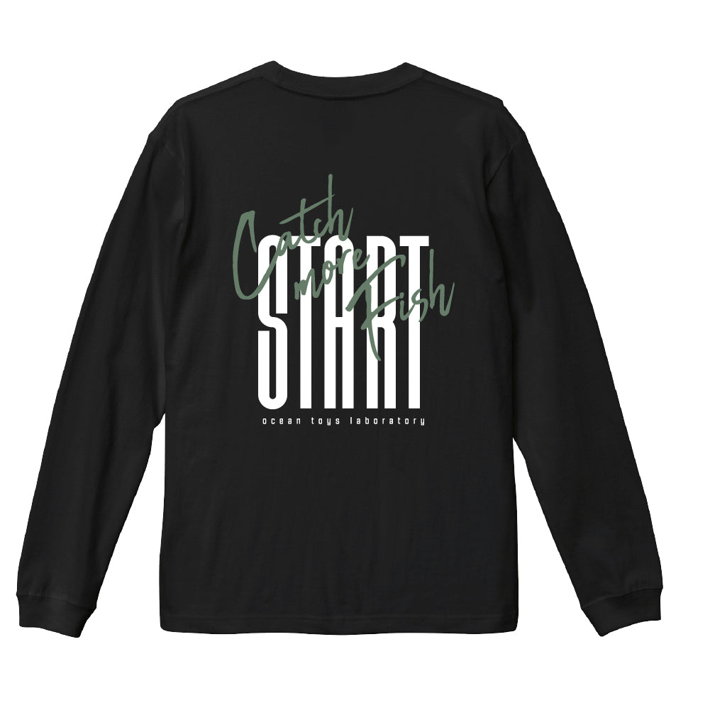 Ocean toys lab. 長袖Tシャツ / 黒