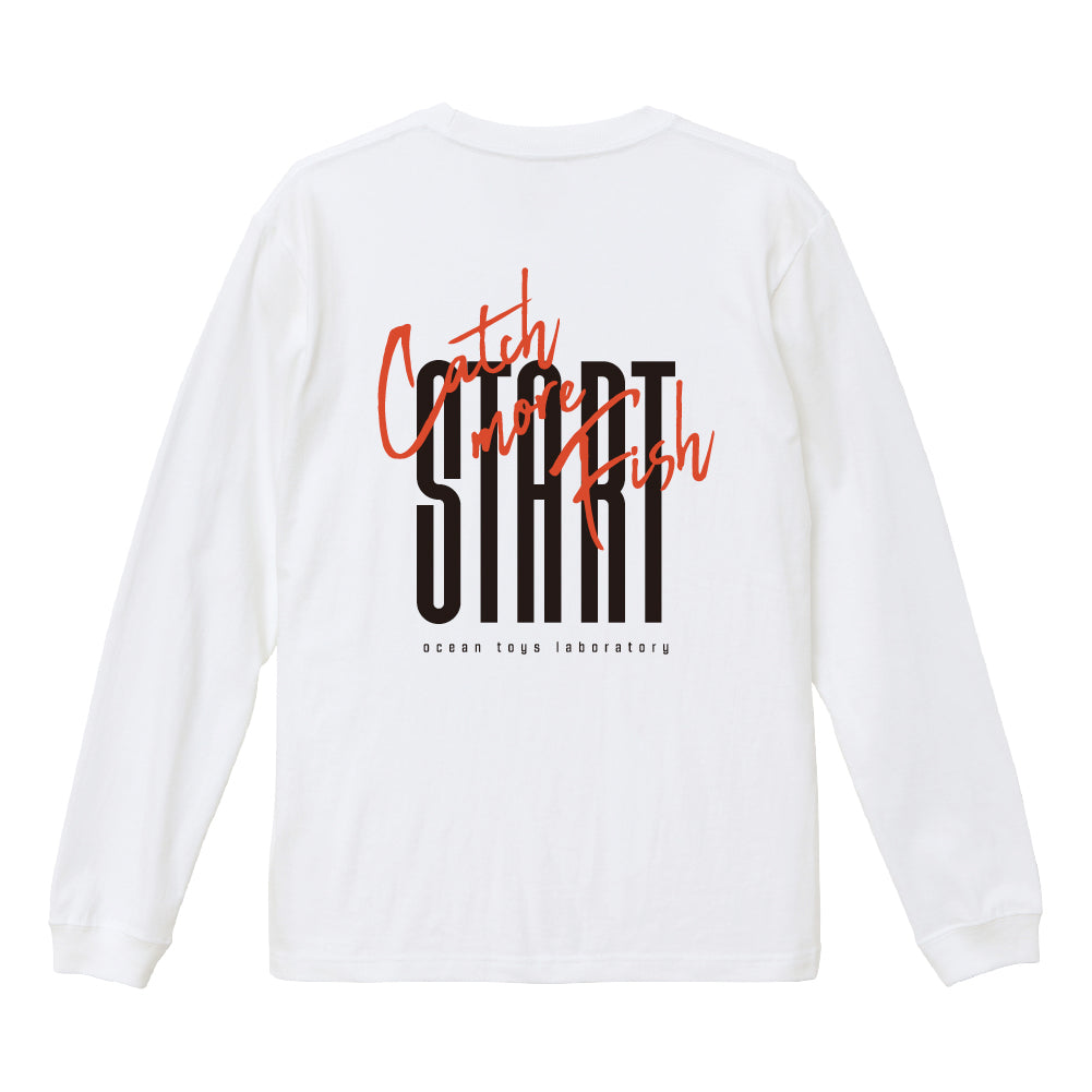 Ocean toys lab. 長袖Tシャツ / 白