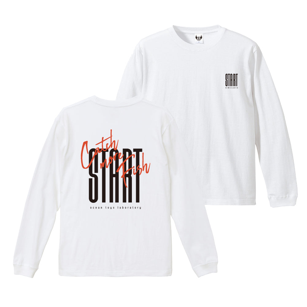 Ocean toys lab. 長袖Tシャツ / 白