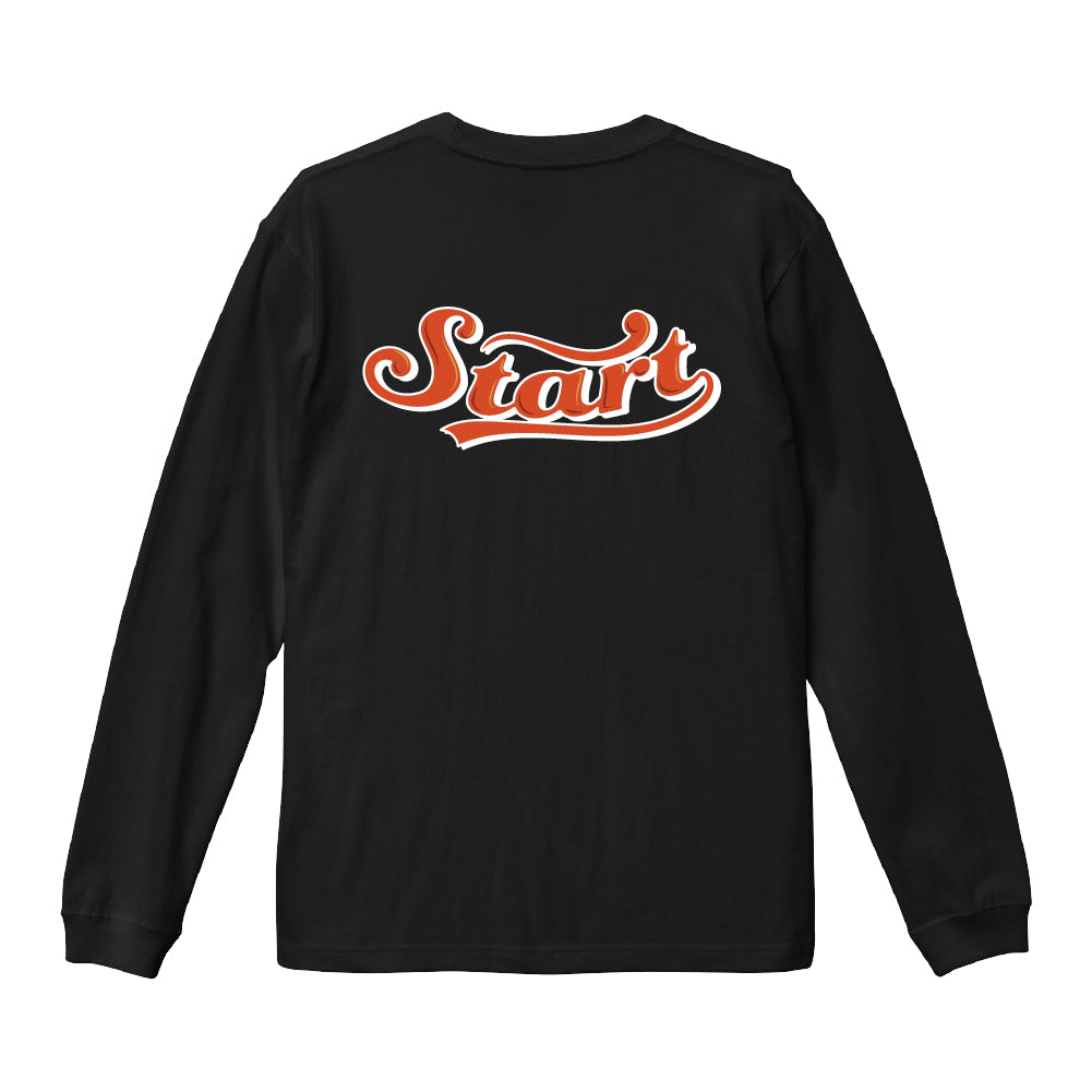 【4/15新発売!】STARTバス刺繍長袖Tシャツ / 黒
