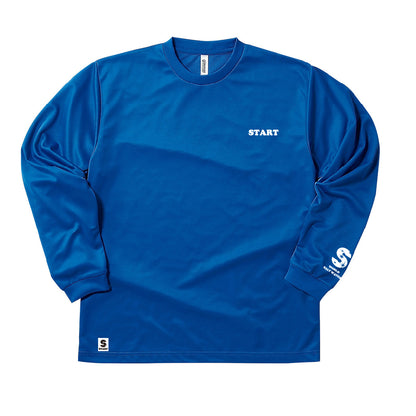 【2/27新発売！】羽根ロゴドライ長袖Tシャツ(2026ver) / ブルー