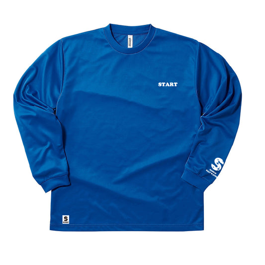 【2/27新発売！】羽根ロゴドライ長袖Tシャツ(2026ver) / ブルー