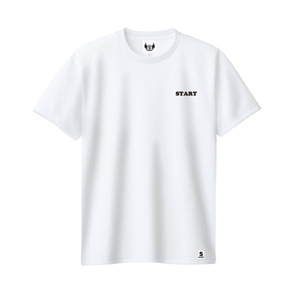 【5/16再入荷！】羽根ロゴドライ半袖Tシャツ / ホワイト