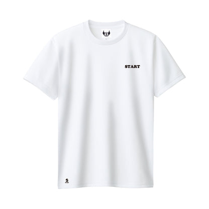【5/16再入荷！】羽根ロゴドライ半袖Tシャツ / ホワイト